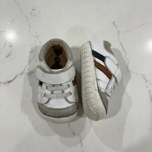 Old Soles Boy's and Girl's Thor Pave, Snow / Navy 6-9 months